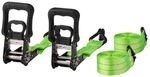 Tie-down strap Strend Pro, with ratchet, 50 mm, L-6 m, max. 960 kg, pack of 2 pcs
