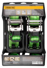 Tie-down strap Strend Pro, with ratchet, 50 mm, L-6 m, max. 960 kg, pack of 2 pcs