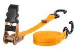 Tie-down strap Strend Pro, with ratchet, 25 mm, L-4.5 m, max. 500 kg