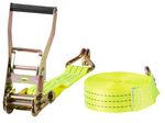 Tie-down strap Strend Pro, with ratchet, 50 mm, L-8 m, max. 2000 kg