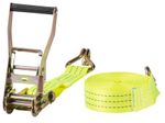 Tie-down strap Strend Pro, with ratchet, 50 mm, L-8 m, max. 2000 kg