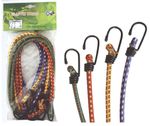Bungee Cord Strend Pro LB345, 8 mm, 4x 100 cm, with steel hooks, load capacity 7 kg