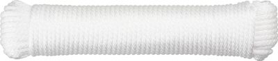 Teregetőzsinór Cloth-Line 20 m/4 mm, PP, fehér