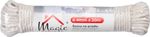 Šnúra na prádlo Cloth-Line L-20 m/4 mm, Bavlna, biela