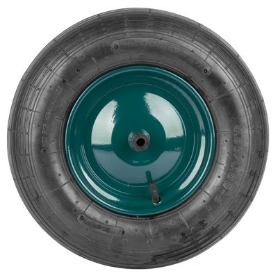 Solid wheel WBw 12, for wheelbarrow, 12 mm, plastic cover