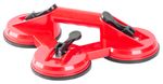 Suction glass holder Strend Pro, 3 clips, 75kg, PVC