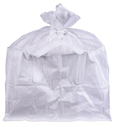 Erszény BigBag TSF2, 68x35x46 cm, PP, 2 fül, fehér, kötő, egyenes ajal, max. 100 kg, kerti