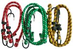 Rögzítőgumi Strend Pro LB332, 8 mm, 2x 30-50-60 cm, acél kampókkal