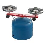 Cooker Meva Picamp, 2.4 kW, double burner, for 2 kg PB cylinder, 10 hr, camping