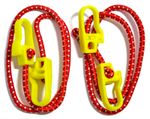 Rögzítőgumi Strend Pro LB321, 8 mm, 2x 100 cm, PVC karabinerekkel