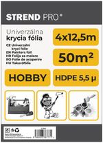 Covering Film Strend Pro Hobby, painter's, 4x12.5 m, 5.5µ, protective