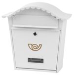 Mailbox NAPOLEON B, 365x365x135 mm, white