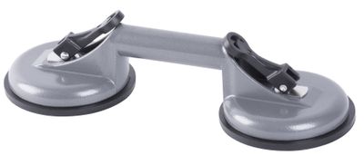 Suction glass holder Strend Pro, 2 clips, 50kg galvanized
