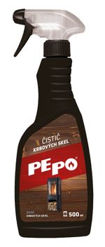 Tisztító PE-PO® 500 ml, folyékony kandallóüveg tisztító