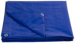Tarpaulin Standard 2x3, covering, 80 g/m2, blue, with grommets