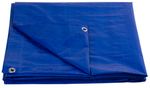 Tarpaulin Standard 3x5, covering, 80 g/m2, blue, with grommets