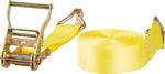 Tie-down strap Strend Pro, with ratchet, 50 mm, L-10 m, max. 2000 kg