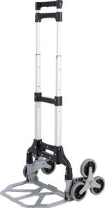 Hand Truck Strend Pro, transport trolley, folding stair climbing, telescopic, max. 80 kg