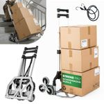 Hand Truck Strend Pro, transport trolley, folding stair climbing, telescopic, max. 80 kg