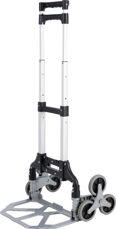 Hand Truck Strend Pro, transport trolley, folding stair climbing, telescopic, max. 80 kg