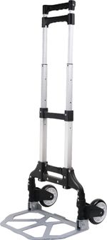Hand Truck Strend Pro, transport trolley, folding stair climbing, telescopic, max. 75 kg