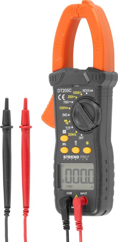 Multimeter Strend Pro Premium, digitalný, kliešťový, 1000A, 2xAAA