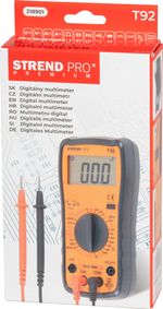 Multimeter Strend Pro Premium, digitálny, 1000A, 10A, 9V bateria