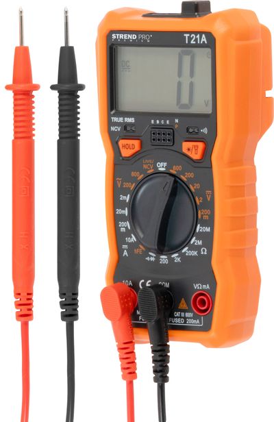 Multimeter Strend Pro Premium, digitalný, 1000A, 20A, 3xAAA