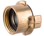 Adapter GF121, 1 1/4", internal thread, bayonet, Brass, for garden hose