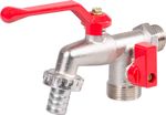 Water Valve Strend Pro, 3/4"-3/4"-1/2", double, garden