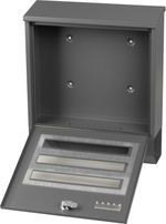 LINEA mailbox, 35x11.5x41.5 cm, postal, anthracite