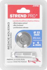Koliesko Strend PRO PREMIUM WB218 (22x6x6 mm) náhradné, pre rezač dlažby, professional, heavy duty