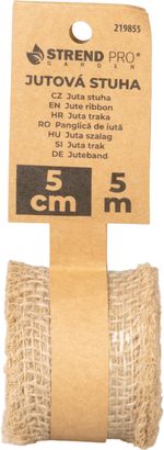 Stuha Strend Pro Garden, jutová, 5 cm, L-5 m, páska