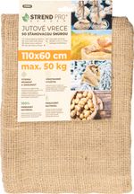 Zsák Strend Pro Garden, juta, 110x60 cm, max. 50 kg, zsinórral