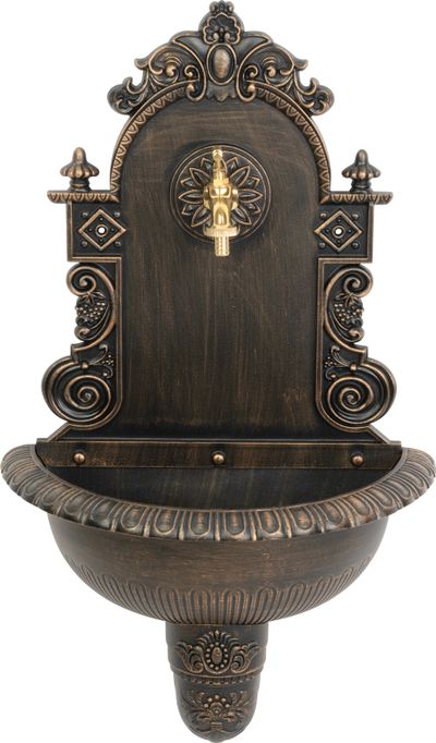 Mosdó Gardens LT-DC018, kerti, réz, 440x210x750 mm