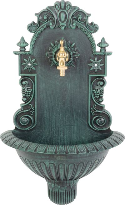 Mosdó Gardens LT-DC019, kerti, zöld, 370x190x610 mm