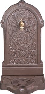Mosdó Strend Pro Garden LT-H20505, kerti, barna, 390x330x720 mm