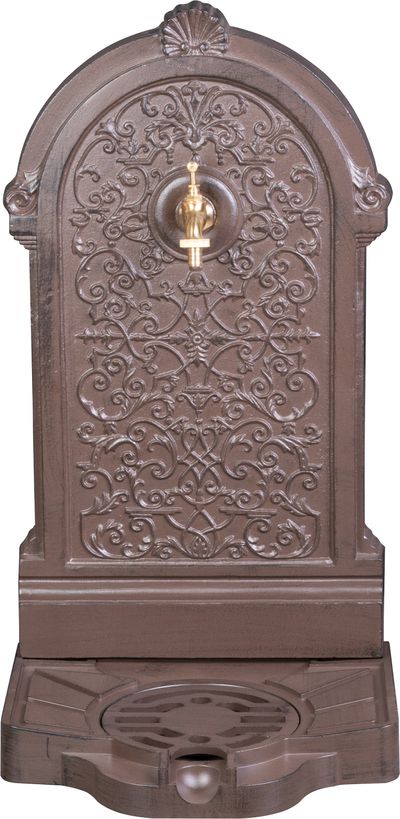 Mosdó Strend Pro Garden LT-H20505, kerti, barna, 390x330x720 mm