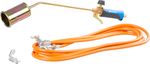 Torch KEMPER 121960MT5RF, for gas, LPG, 60 mm, 630 mm, 7.9 kW, with 5 m hose, regulator