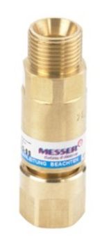 Biztosíték Messer 0.647.583, MS/MSID/MSAP • G1/4" RH, Oxy, fűtő, 15bar
