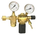 Szelep Messer 716.20106, G1/4" DN6, 10 bar, kétfokos, Oxygén