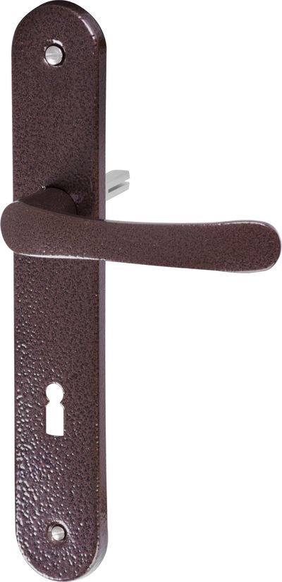 Oval shield and oval handle set Michaela K90, hammered