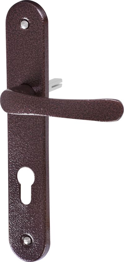 Oval shield and oval handle set Michaela V90, hammered
