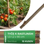 Tyč Garden KBT 900/10-12 mm, bal. 10 ks, bambus, oporná k rastlinám a paradajkám