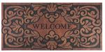 Doormat MagicHome RBM 116, for entrance, Welcome, rubber, 120x58 cm