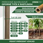 Support Rod Garden KBT 1800/14-16 mm, pack of 10 pcs, bamboo, for plants