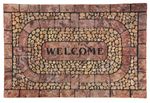 Doormat MagicHome RBM 406, for entrance, Welcome, rubber, 89x58 cm