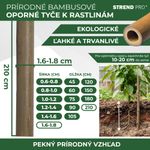 Support Rod Garden KBT 2100/16-18 mm, pack of 10 pcs, bamboo, for plants