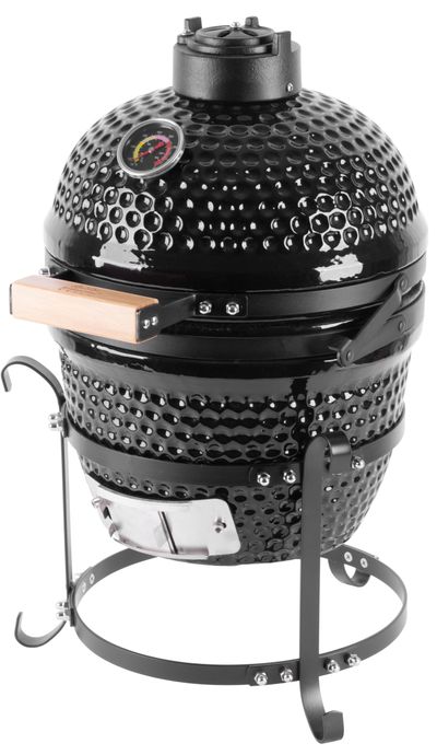 Grill BBQ Kamado Egg 13", diameter 27 cm, 35x40,5x55 cm, grill height 34.5 cm, black