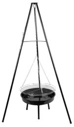 Grill Strend Pro Bavarian, BBQ, charcoal, adjustable grilling height 320-660/1500 mm